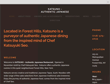 Tablet Screenshot of katsunorestaurant.com